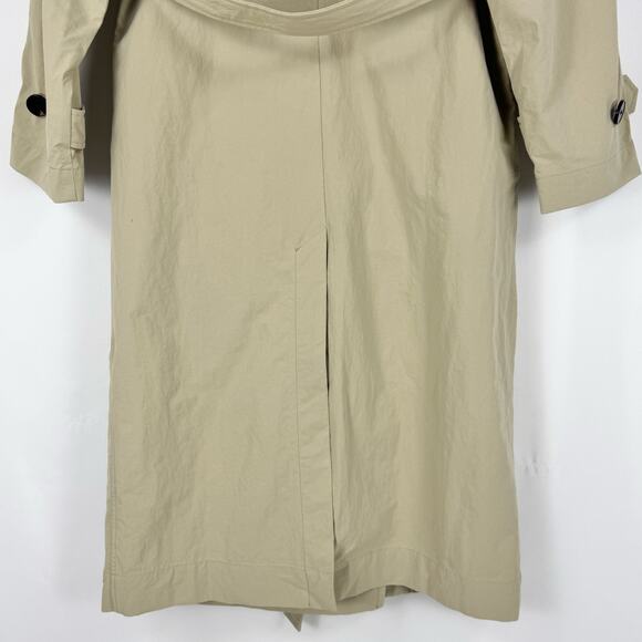 Everlane Women’s The ReNew Long Trench Coat XXS Khaki - Picture 11 of 16